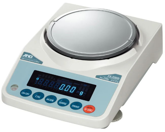 Электронные лабораторные весы AND DL-2000WP