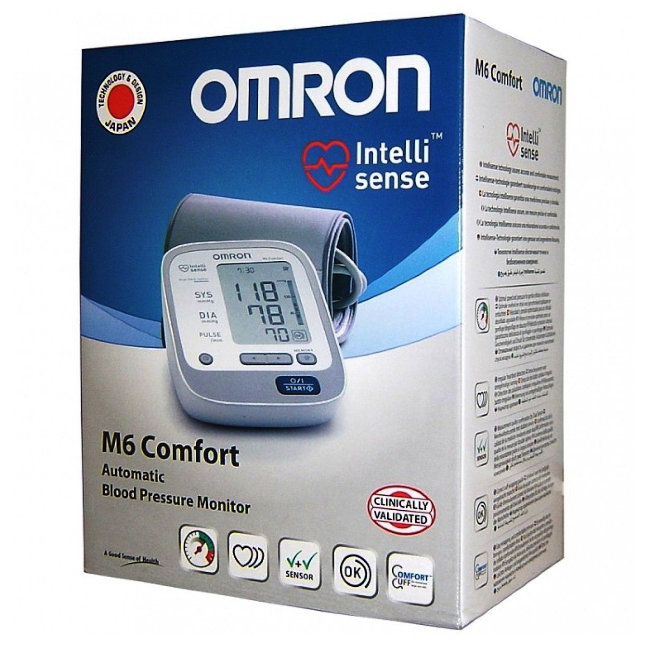 Тонометр Omron M6 Comfort (HEM-7223-ARU) с адаптером