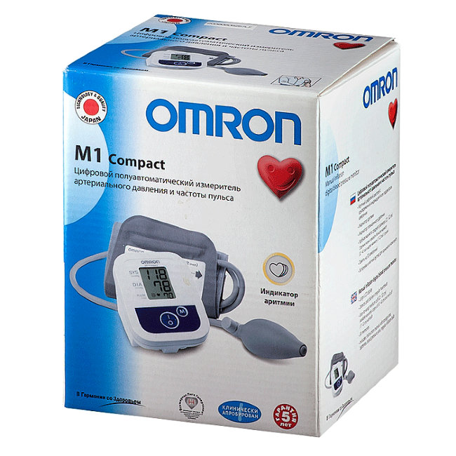 Тонометр Omron M1 Compact (HEM 4022-RU)